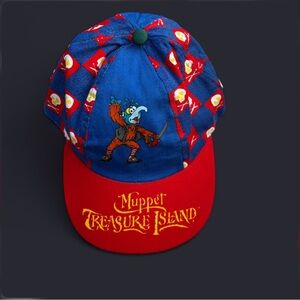 Rare- vintage 1996 Muppet Treasure Island Gonzo kids cap